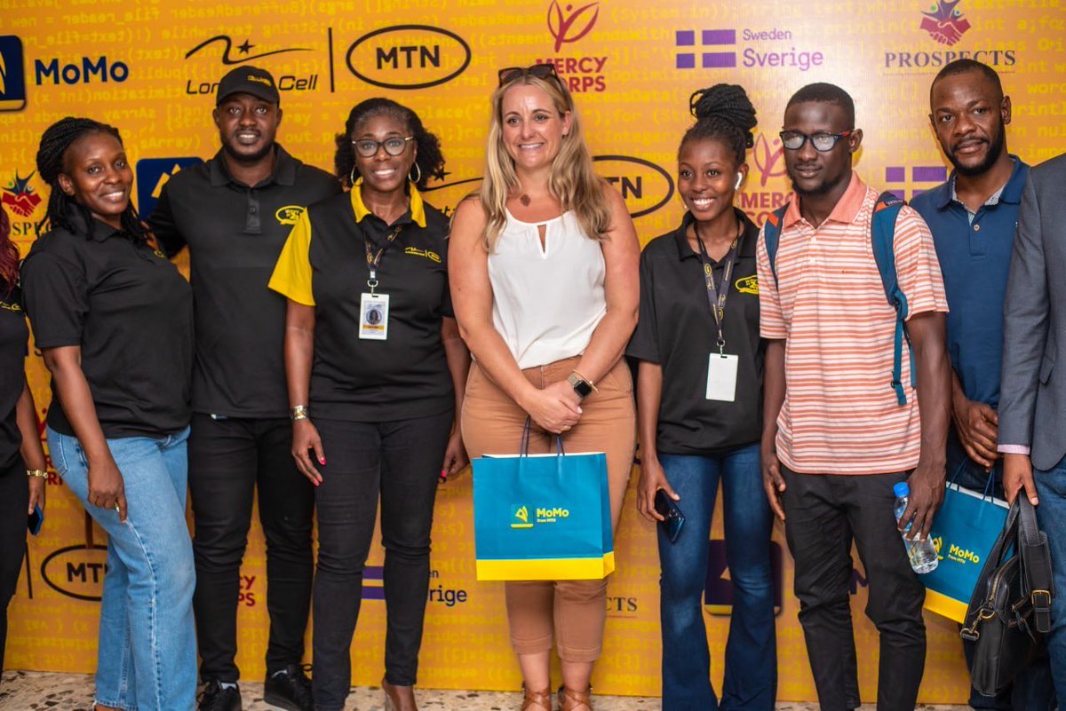 MTNlonestar's tweet photo. We launched our first ever MoMo Hackathon yesterday in partnership with Mercy Corps and Kwagei Group. We are excited to see how some of our great young minds come up with solutions that can benefit our economy. #MoMoMore #MoMoHackathon https://t.co/RuSWKfvFEd