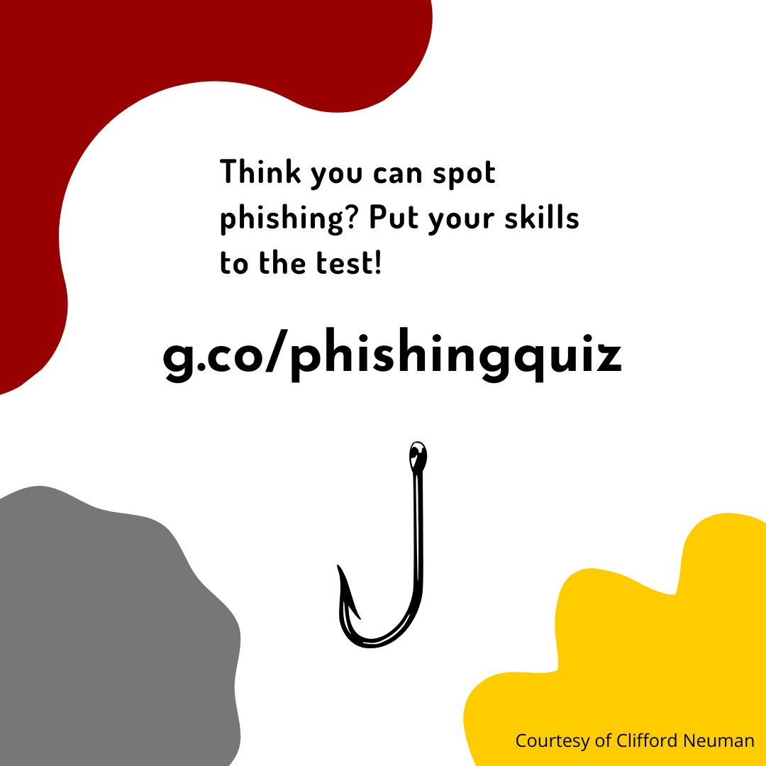 How well are you at spotting a #phishing attempt? Take this phishing quiz and tag us with your score.

ow.ly/sjhE50MCLBh