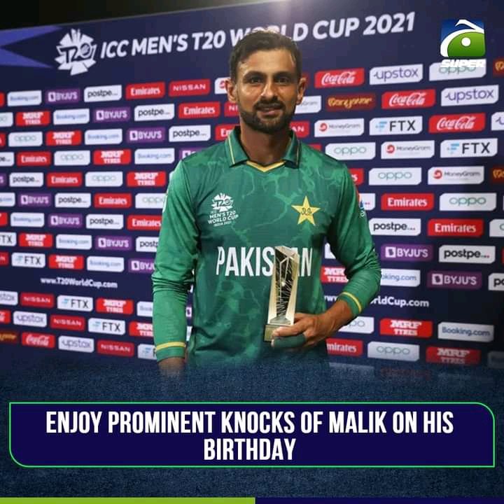 Happy Birthday Shoaib Malik    