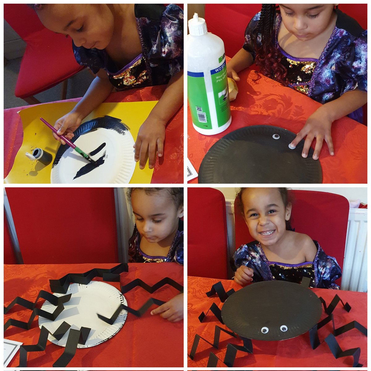 ClareWi00220529's tweet photo. Making porridge and incy wincy this morning!!.  #homelearning #littlemissmuffett #incywincyspider  @RYFOren @rhosyfedwen https://t.co/uxbUHLlsE5