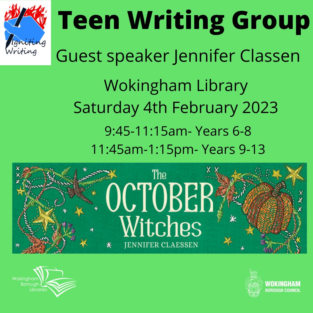 WBC_Libraries's tweet photo. Local author @Jclaessen_ will be joining our regular @WBC_Libraries #TeenageWritingGroup this Saturday. If you are not yet a member- please complete the online joining form:
https://t.co/nO1DhvdRX1
@IgnitingWriting  #librarysession https://t.co/RBG1F5O6s4
