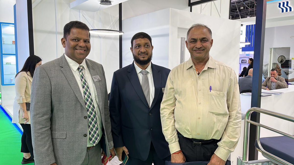 MidmarkIndia's tweet photo. Customers are excited about the connected care solutions. If you have still not experienced it, please visit #Midmark India at @Arab_Health booth No. H4.A10.

#ArabHealth2023 #healthcare https://t.co/C1KDDrUUkJ