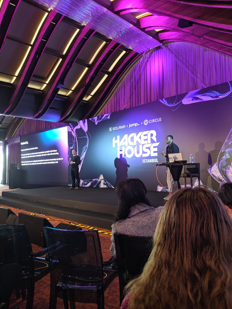 I am here at Solana Hacker House with <a href="/SuperteamTR/">Superteam Turkey</a> and <a href="/patika_dev/">Patika.dev</a>  enjoying the event.