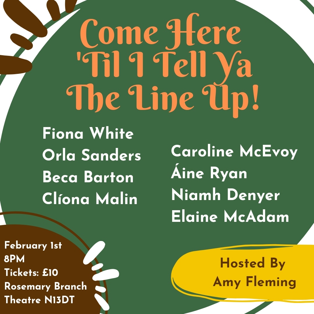 4 Tickets left. I repeat 4 tickets left. Get them while they're hot!!! rosemarybranchtheatre.co.uk/show/come-here…