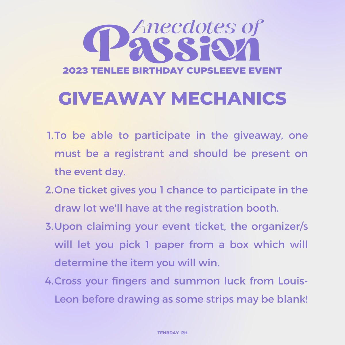 Anecdotes of Passion: TEN Birthday Cupsleeve Event tweet media