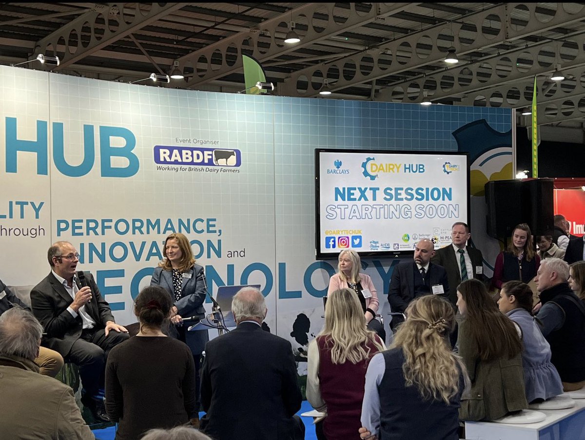dairyuk's tweet image. Joining the State of the Dairying Nation debate, and speaking on the future of dairying @Dairy_TechUK Dairy UK CEO, Dr. Judith Bryans #dairytech