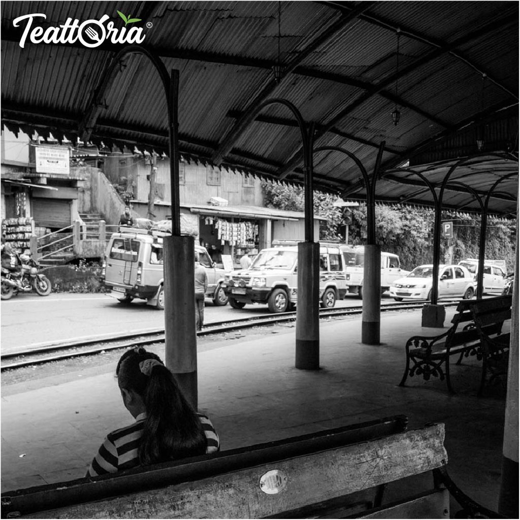 teattoria's tweet photo. The Railway Stations in these hills create such cinematic’ frames 🙌
#ghoom #darjeeling #teattoria #dhr #railwaystation #toytrain #waiting #cinematic https://t.co/d7NDz3xPSm