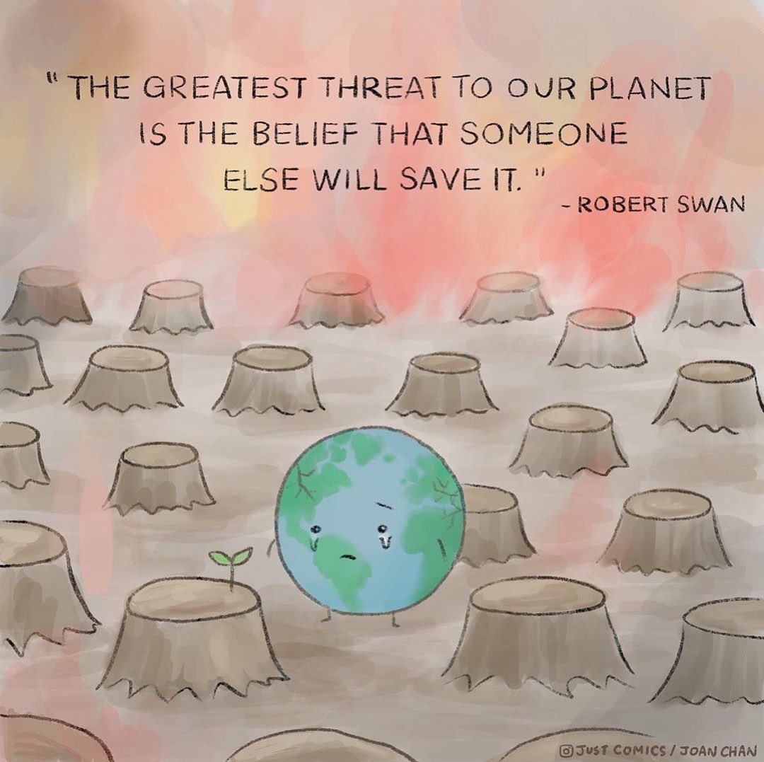 We can’t sit back and hope someone in the future will fix things. We have the solutions; let’s put them to use! 

#climate #ClimateAction
