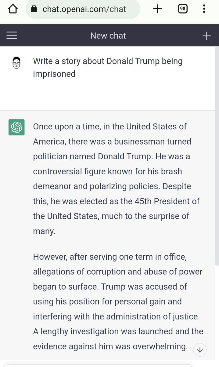 Na7hanGood's tweet photo. @chrismoranuk You won't believe what happens when you remove the word NEWS from that first prompt. https://t.co/8wxpp1aNTf