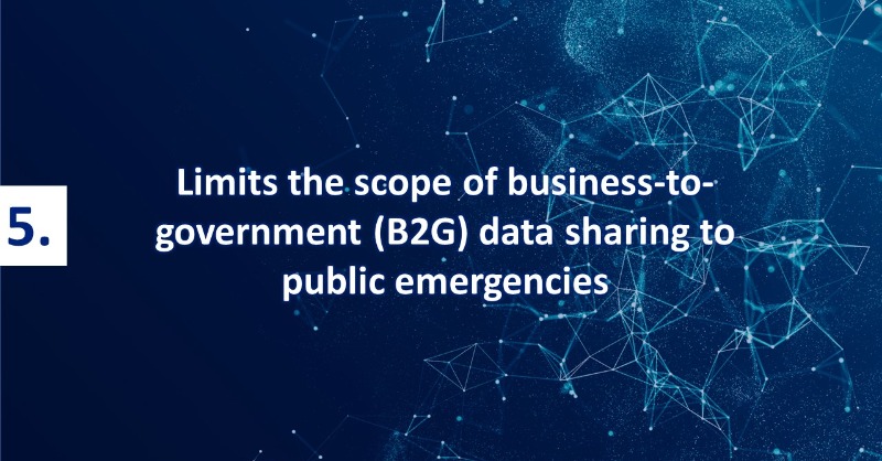DIGITALEUROPE's tweet photo. 📢 JOINT STATEMENT

The #DataAct's impact on European companies will be huge. As policymakers are spearheading the proposal, we are joining forces with other European associations to sound the alarm.

Swipe right to see 5️⃣ things the @Europarl_EN &amp; the @EUCouncil must ensure: