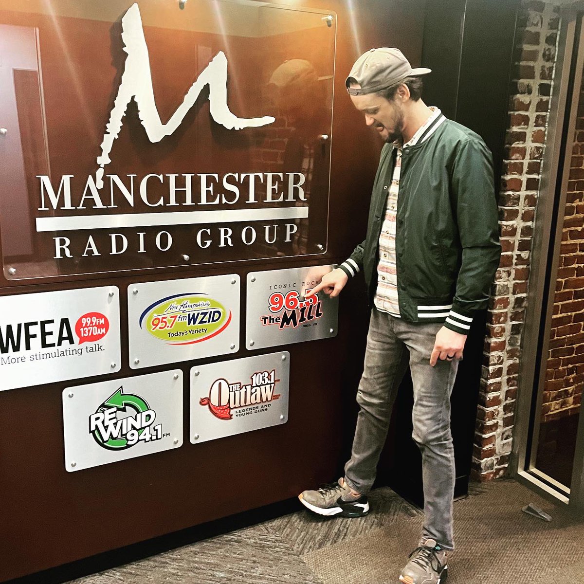 NotJoshDolan's tweet photo. “Just when I thought I was out, they pull me back in!” 
🎙Dusting off the old radio mic, The kid is back on the air!! @965themill 
#newjobwhodis #Radio @BTIcePodcast https://t.co/QRaYWzSO8w