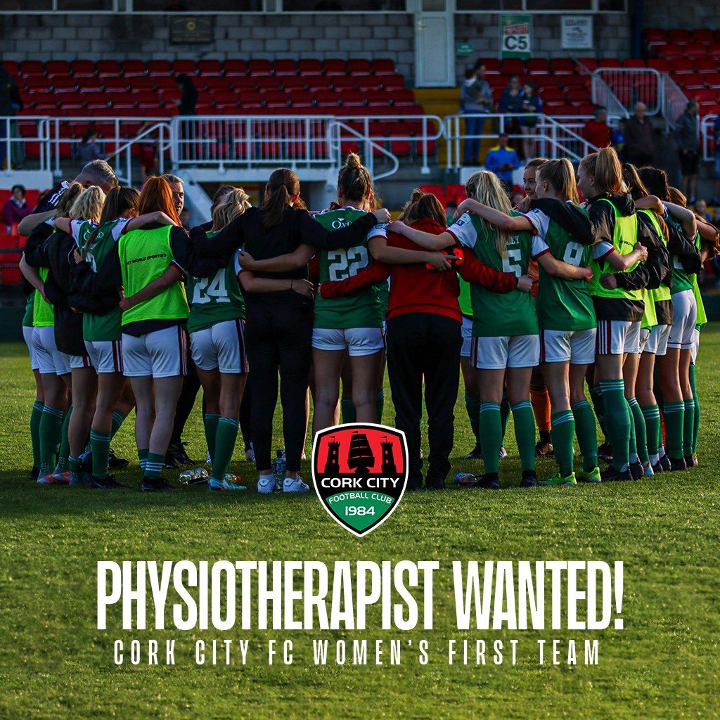 Looking for a physio for @CorkCityFCWomen first team. DM if your are interested