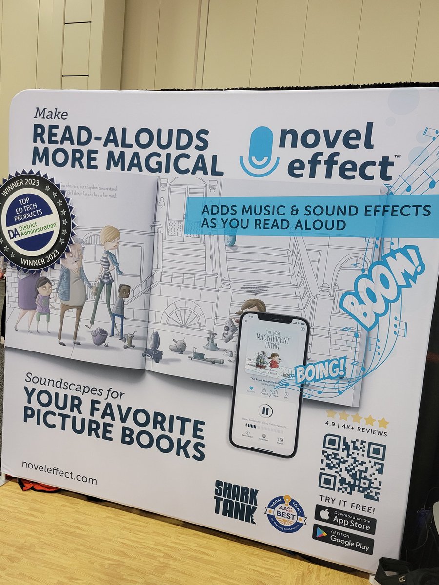 So excited to see <a href="/Novel_Effect/">Novel Effect 📚🎶</a> at #TCEA2023