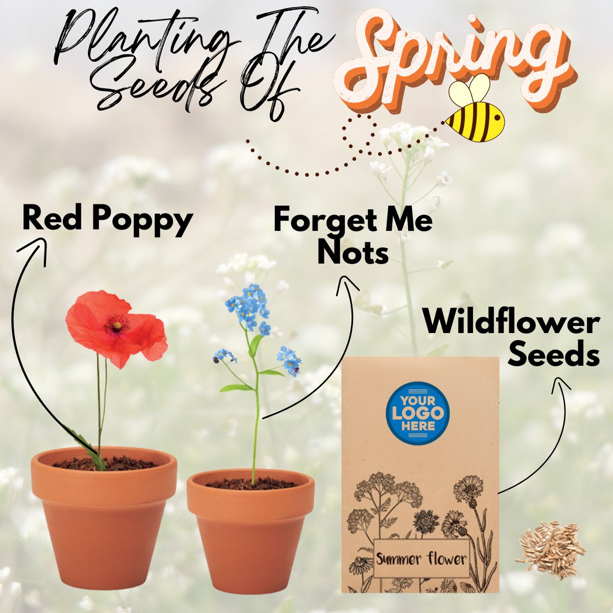 connect_pro's tweet image. Hello Spring!🌺
Celebrate brighter days and plant the seeds of Spring with your team and customers.

Available in terracotta pots, like the red poppy or forget-me-nots below, or wildflower seeds in a packet branded with your logo.

Want to know more?&amp;gt; bit.ly/3ferr7I