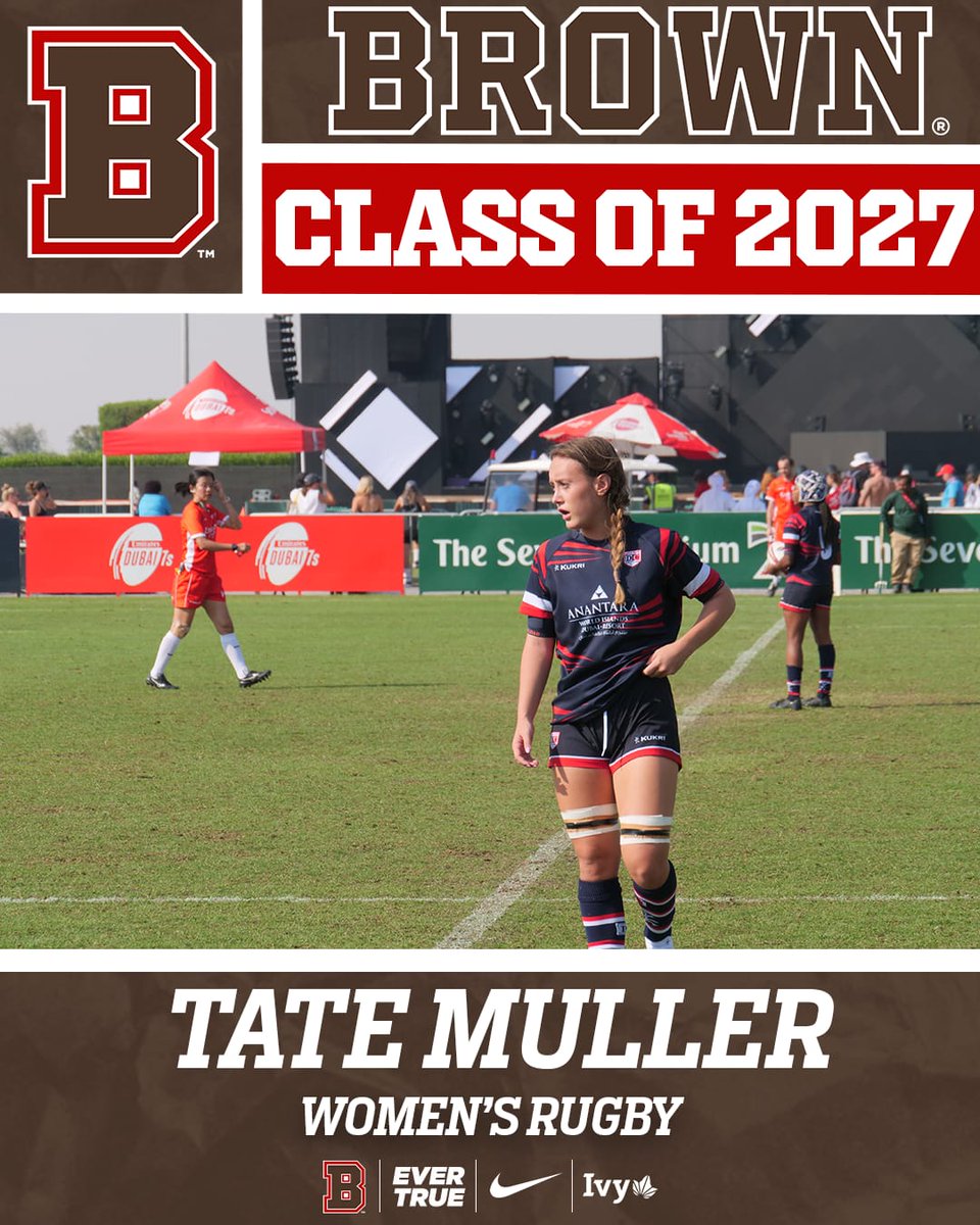 rugby_scholars's tweet photo. Congratulations Tatum Muller on her commitment to @BrownU_WRugby an NCAA D1 &amp; Ivy League institution. 

Tatum joins Brown Women's Rugby this August and will compete with some of the top female athletes in the country. 
All the best Tatum! 

#brown #brownuniversity #ivyleague https://t.co/4ByYluXUGC