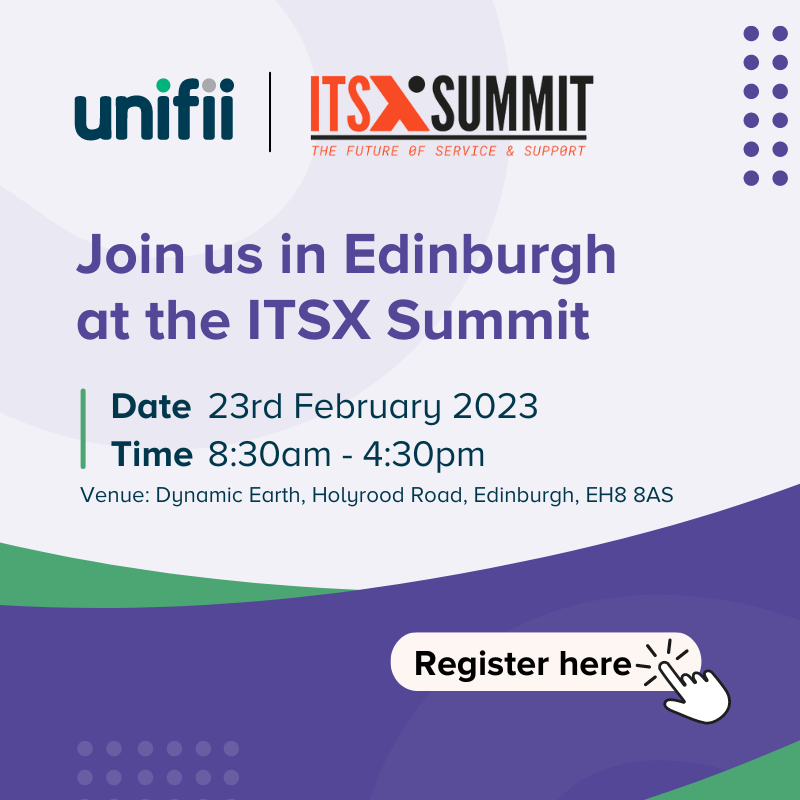 Come say hello to us in Edinburgh on 23rd February as we take part in Scotland's in-person Service Desk and IT Support Conference, with live keynotes, workshops and exhibitions🧩

Secure your ticket today ⬇️

hubs.li/Q01zq-Dc0

#ServiceNow #ITSX #ITSXSummit