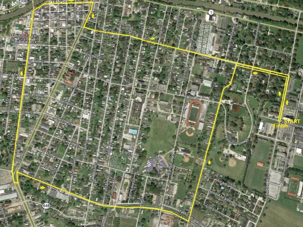 👑 CITY OF THIBODAUX MARDI GRAS ROUTE 👑
🟪 Krewe of Cleophas – 2-19-23 @ 12:30 PM
🟩 Krewe of Chronos – 2-19-23 @ Immediately Following Cleophas