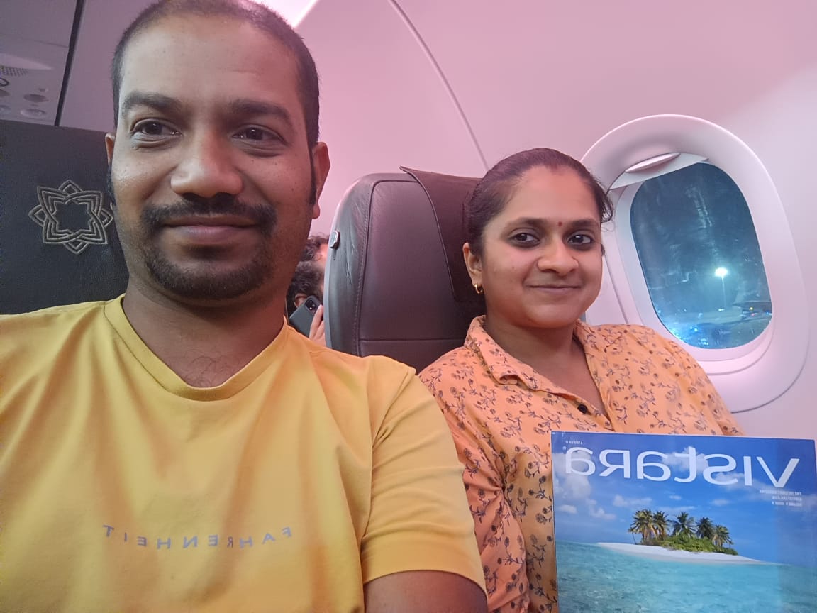 shanthakumarGB's tweet photo. @airvistara .. I have been travelling in  Flight for quite a long time, But Vistara was BEST Experience. Your Cabin Crew was Very Humble

Keep giving us the same service https://t.co/Revpq0z8Fy
