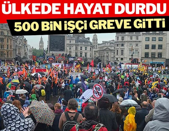 İngiltere’de 500 bin kişi iş bıraktı, işçiler sokaklara döküldü
sozcu.com.tr/2023/dunya/ing…