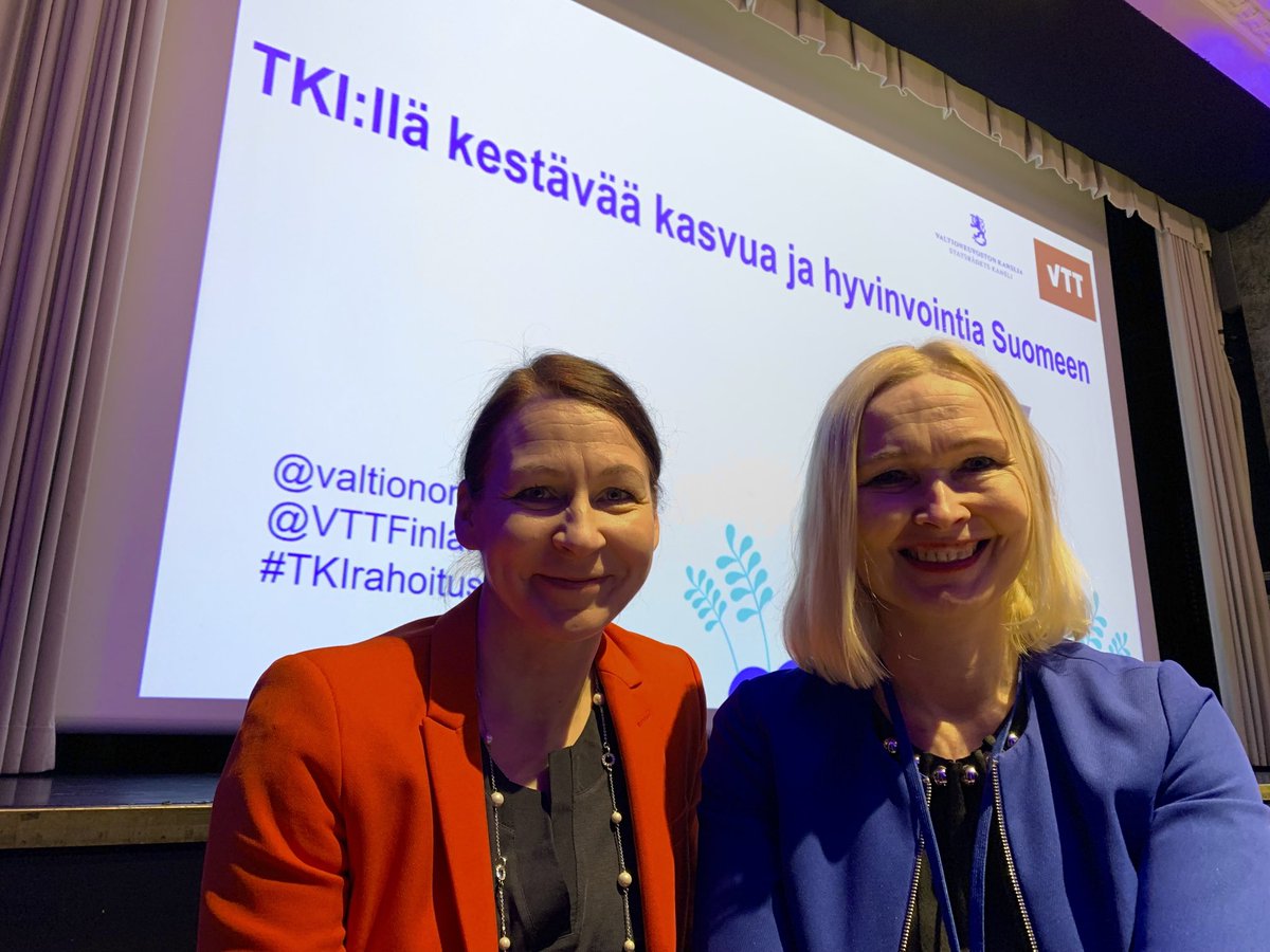 Omistajaohjaus ja ⁦<a href="/VTTFinland/">VTT</a>⁩ järjestivät tänään kimpassa seminaarin - mikä tarkoitti, että pääsin pitkästä aikaa tekemään yhteistyötä armaan ex-kollegan ⁦<a href="/LRantasalo/">Leena Rantasalo</a>⁩ kanssa! ❤️💙