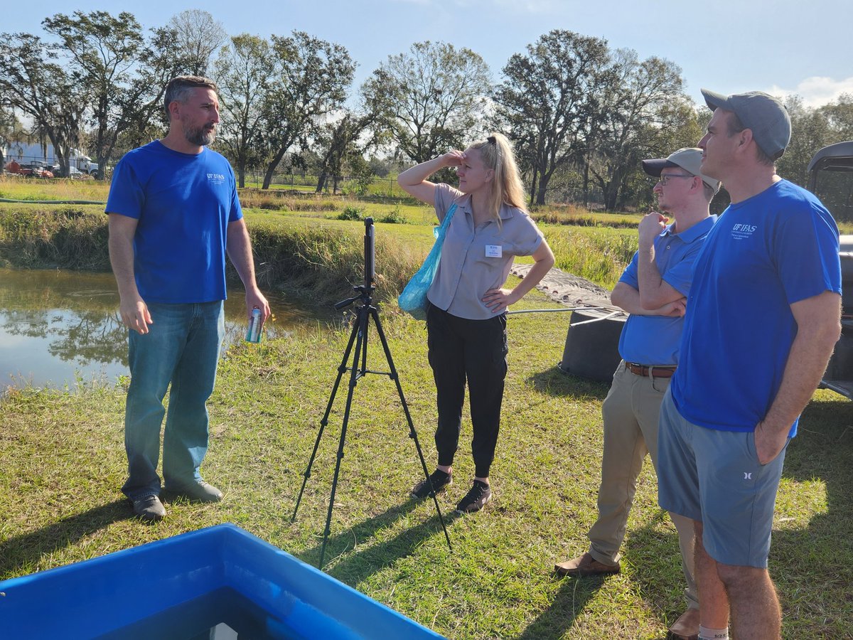 Brad Buck (@bradbuckgator) on Twitter photo Matt DiMaggio and Eric Cassiano from @uf_ifas_tal tell our social media team how faculty grow ornamental and food fish in a pond, <a href="/cvivian86/">Chris Vivian</a>, <a href="/saqibiam/">Saqib Mukhtar</a> <a href="/SFFGS_UF/">UF School Forest, Fisheries, & Geomatics Sciences</a> Matt DiMaggio and Eric Cassiano from @uf_ifas_tal tell our social media team how faculty grow ornamental and food fish in a pond, <a href="/cvivian86/">Chris Vivian</a>, <a href="/saqibiam/">Saqib Mukhtar</a> <a href="/SFFGS_UF/">UF School Forest, Fisheries, & Geomatics Sciences</a>