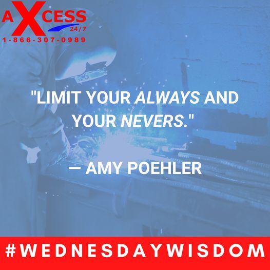 AxcessInd's tweet photo. #wednesdaywisdom https://t.co/czhbjrV9Jm