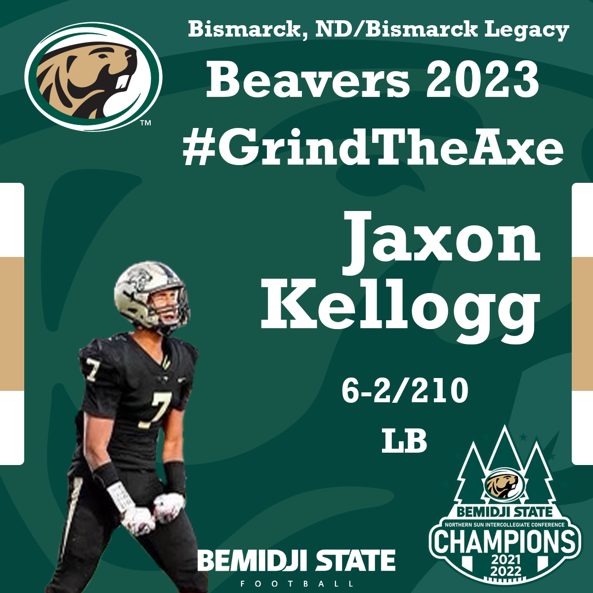 We go to North Dakota for the first time today to add another talented linebacker to the #BeaverTerritory room! Jaxon Kellogg earned First Team All-State this past season after recording over 100 tackles and 20 QB hurries!
#NSD23 #GoBeavers #GrindTheAxe