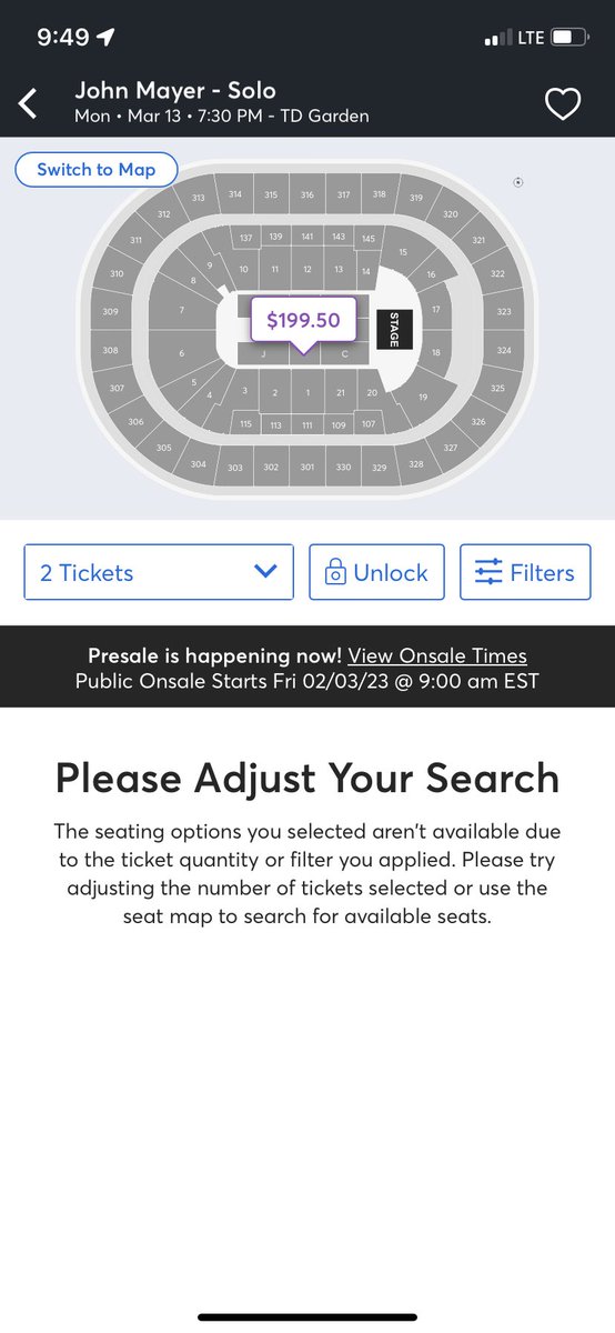 “I’m just about to set fire to everything I see” because getting <a href="/JohnMayer/">John Mayer</a> tickets is impossible! <a href="/TMFanSupport/">Ticketmaster Fan Support</a> I’ve already slid into the DMs for help but your system is beyond broken 😩