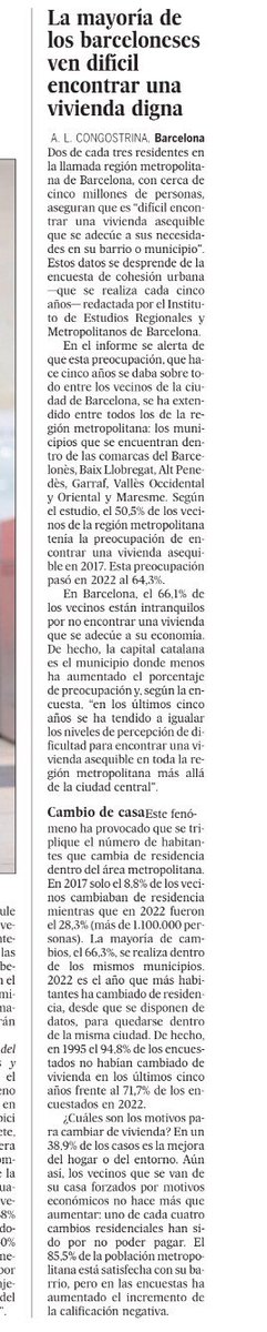 InstMetropoli's tweet photo. A l'#IERMB fem recerca amb voluntat de connectar amb el nostre entorn social. Aquests dies s'ha evidenciat l'interès de generar coneixement sobre l'#habitatge i els barris a la #metròpoli amb la presentació dels principals resultats de l'#ECURB 👇 https://t.co/thRvHdwzEL