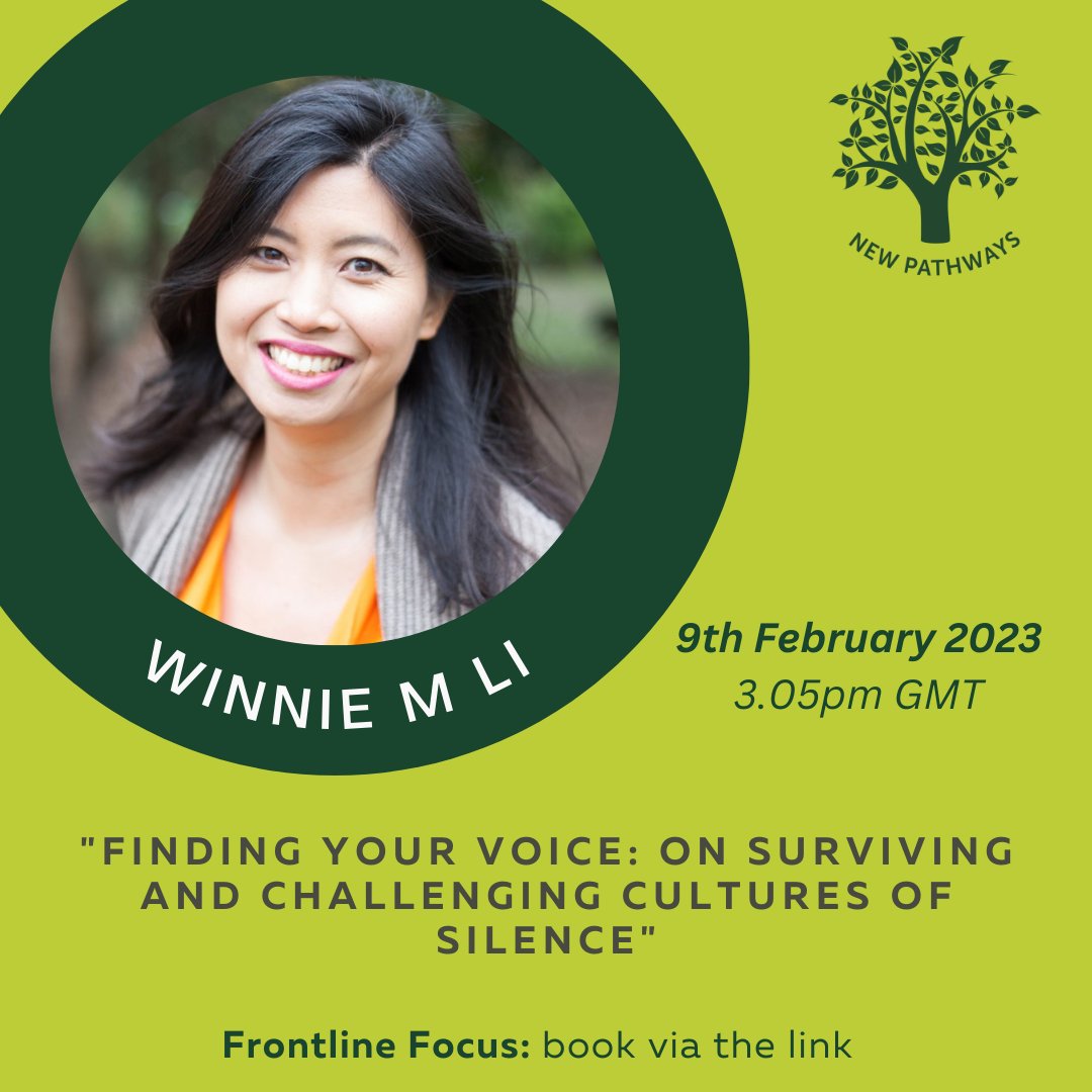 newpathways_'s tweet image. One of our fabulous speakers at our event next week is @winniemli, award winning author and activist. Winnie will be covering the important topic of surviving and challenging cultures of silence.
Find out more and book on here: eventbrite.co.uk/e/523655827677
#FrontlineFocus #SASVAW