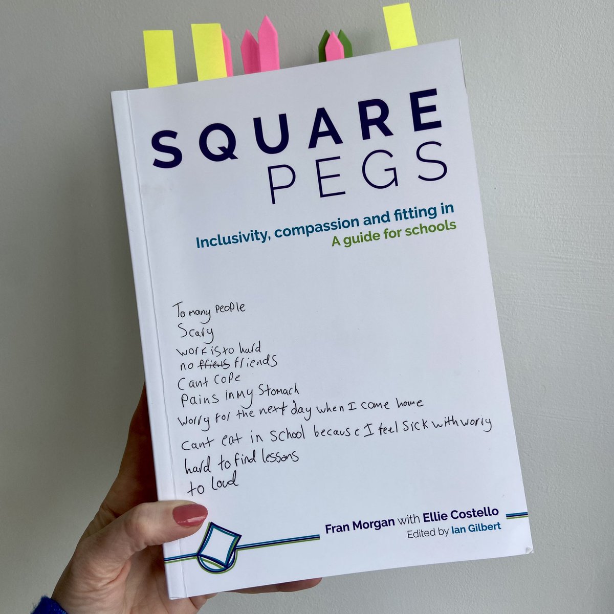 This amazing book is out tomorrow and there will be a review on my blog very soon. I think there should be a copy in every school 👏🏻 <a href="/teamsquarepeg/">Square Peg</a> <a href="/NotFineinSchool/">Not Fine in School</a> <a href="/itpressuk/">Independent Thinking Press</a> <a href="/CrownHousePub/">Crown House Publishing</a> #SquarePegs #NotFineInSchool