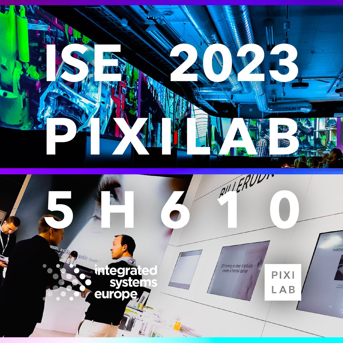 pixilabtech's tweet photo. Visit us during ISE and learn more about the new features in Blocks 6, and how our product has been used to create events and tradeshows across the world.

PIXILAB BOOTH 5H610

#ISE #ISE2023 #pixilab #blocks #pixilabblocks https://t.co/qHu8ygHUdm