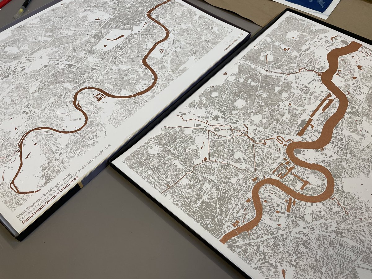UrbanGoodCIC's tweet photo. #studioclearout

I found the last few East and West Thames hand made screen prints we made with @DanHeathStudio 

WHO THINKS WE SHOULD MAKE MORE PRINTS TOGETHER? 

And would anyone like to make an offer on one or both of these? https://t.co/laeVEUTkRB