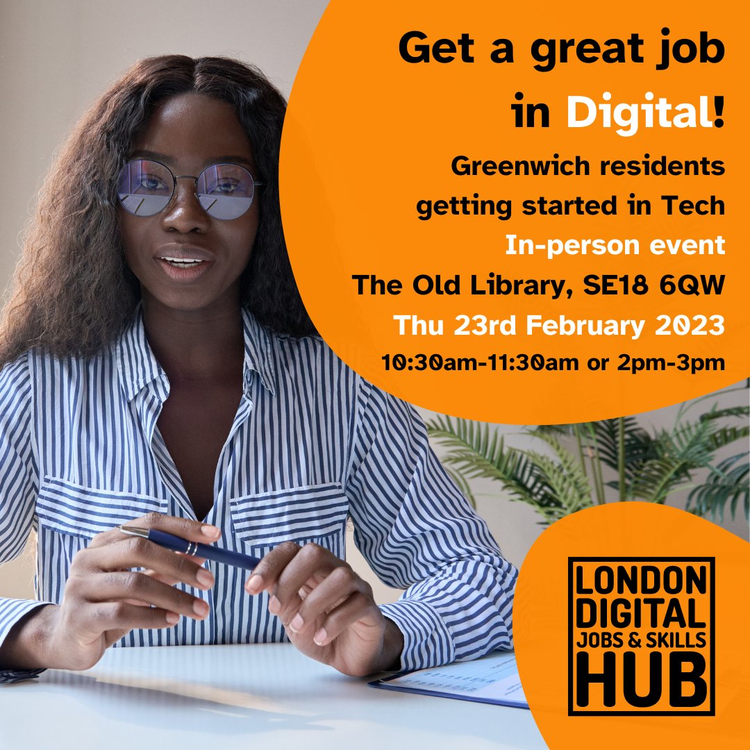 Ready for a better job? Heard about the digital/tech sector but unsure how to get access? Come to this free event to start your journey! Space is limited, sign up now: hub.careers/feb23tw #tech #digital #jobs #careers #freetraining #londonjobs #londoncareers #londonlife