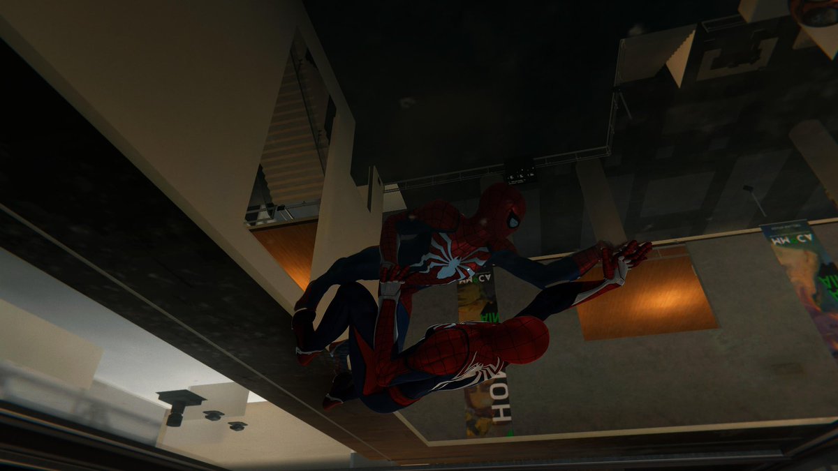 Juvigam's tweet photo. SpiderVerse in Marvel Spider-Man Remastered 🕸🕸🕸

#spiderman 
#marvelspiderman 
#SpiderManRemastered 
#virtualphotography 
#virtualphoto 
#vp 
#photomode 
#screenshot 
#playstation 
#PSshare 
#BeGreater 
#InsomGamesCommunity 
@insomniacgames https://t.co/zMoCbfsheL