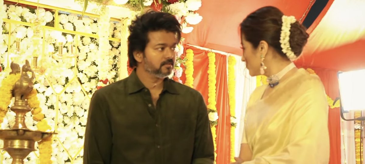 dp_karthik's tweet photo. .@actorvijay and @trishtrashers 🤍

#Thalapathy67 https://t.co/3kZibM3oUC