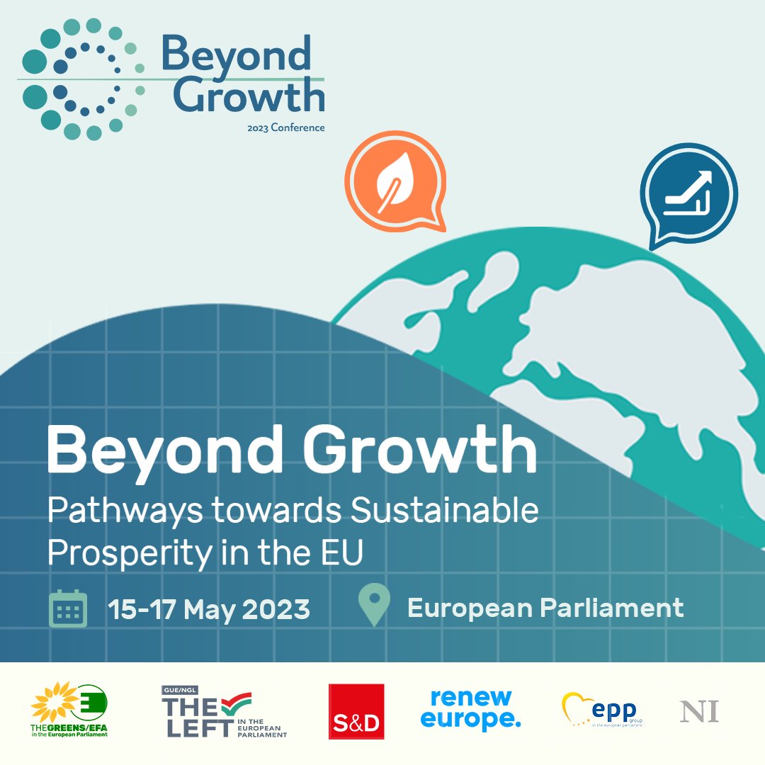 🙌 We are excited to be one of the many partners of this exciting event. 🤝 Join us to discuss and co-create policies for sustainable prosperity in Europe, where people and nature thrive together. ➡️ https://t.co/LBMjgh26LT #BeyondGrowth