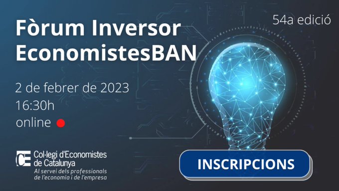 economistescat's tweet photo. 📢Demà 2 de febrer celebrem el 1r fòrum d’inversió de l'any de la xarxa de #BusinessAngels del CEC #EconomistesBAN amb la presentació de 6 projectes seleccionats dels sectors #TravelTech #LogisticTech #SaaS #Deeptech i #ImpacteSocial. No te'l perdis! https://t.co/SflfWjk2CP https://t.co/svtpzNCZng