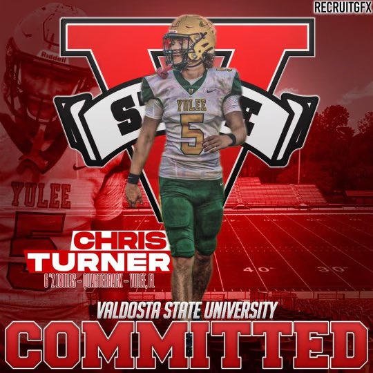 BIG day today for our very first quarterback trainee. @TurnerChris215 has been committed for a while, but finally gets to put pen to paper as he signs with @valdostastatefb #Congratulations #SigningDay2023 #CollegeFootball