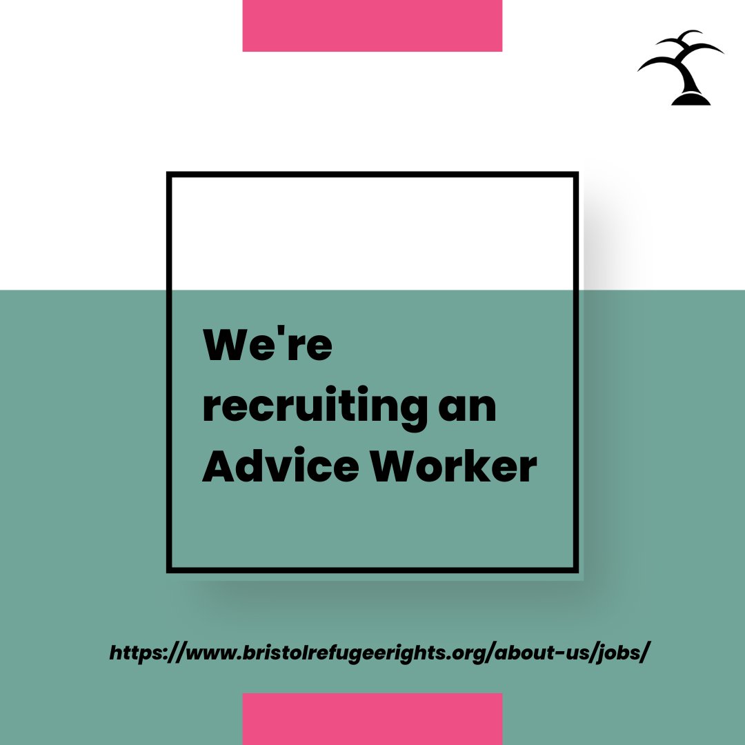 Come and join our wonderful team.

Our Advice Team provides specialist advice in #Bristol for people needing to claim asylum, who have an asylum claim pending, or who have been refused asylum. Staff members support a team of volunteers in carrying out this advice work.

#jobs