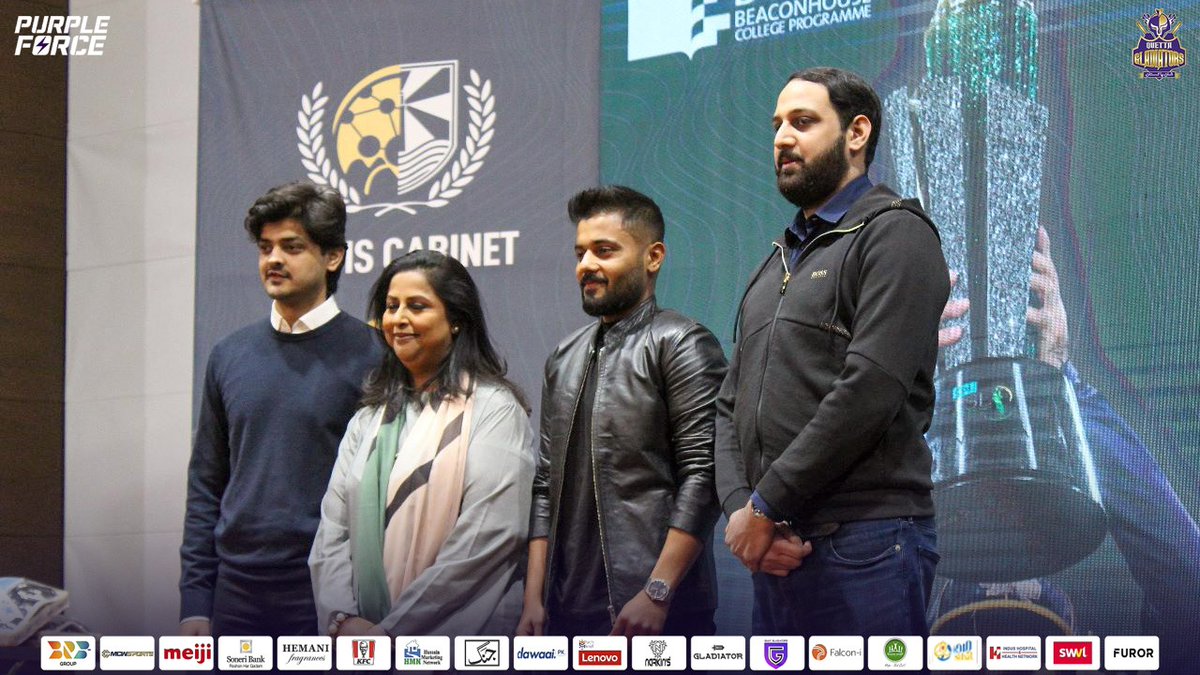 📸 Highlights of the three-day conference hosted by Beaconhouse. 
Quetta Gladiators sponsored the conference where hundreds of students took part in intellectual activities.

#WeTheGladiators #BeaconMUN2023