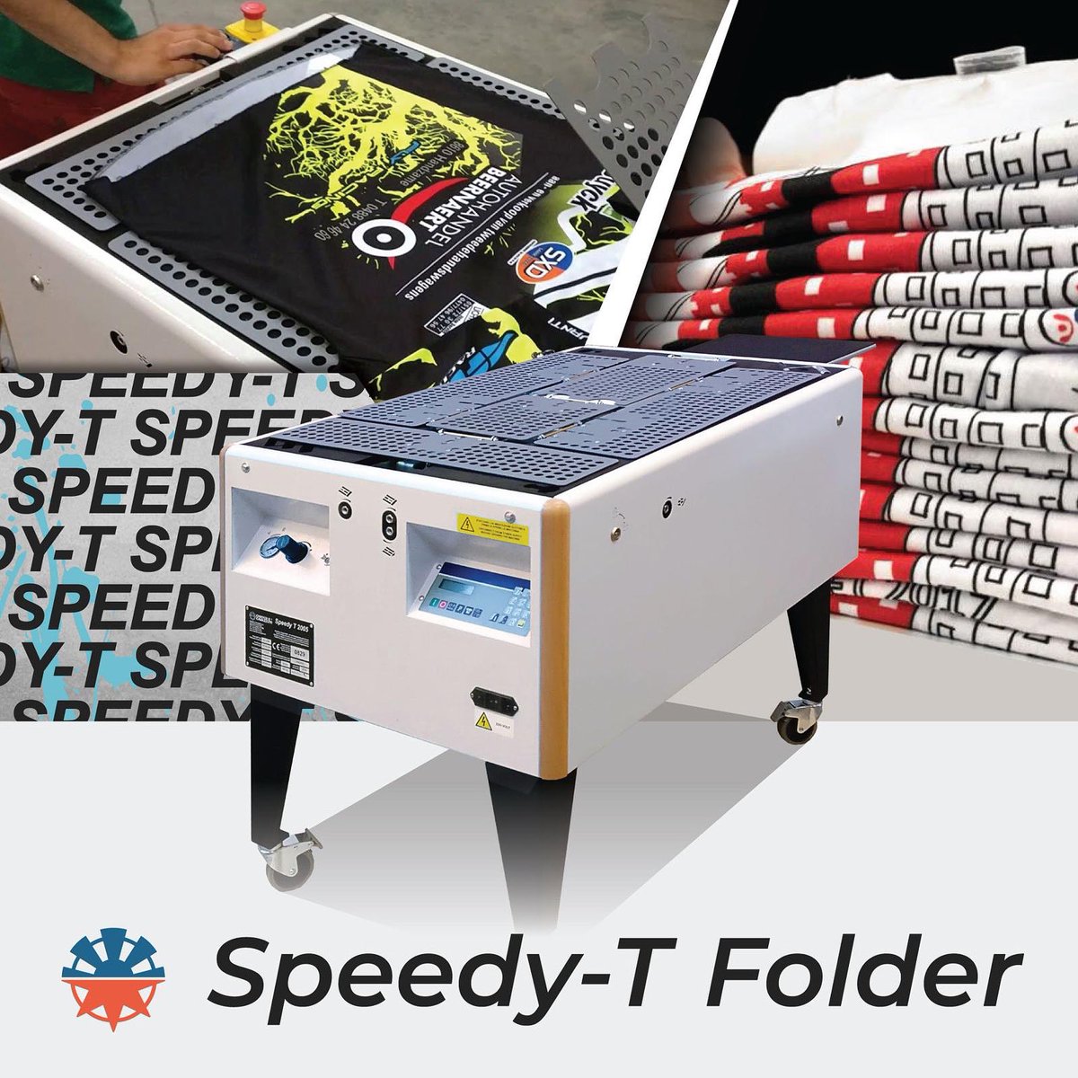 We have stock ready to go here in the UK of these nifty little folders from our friends at @chiossi_e_cavazzuti. Fold garments quickly and efficiently for a low investment and fast ROI. Get in touch for further details or a demo 👕👕👕👕👕 #screenprinting #fashion #textiles