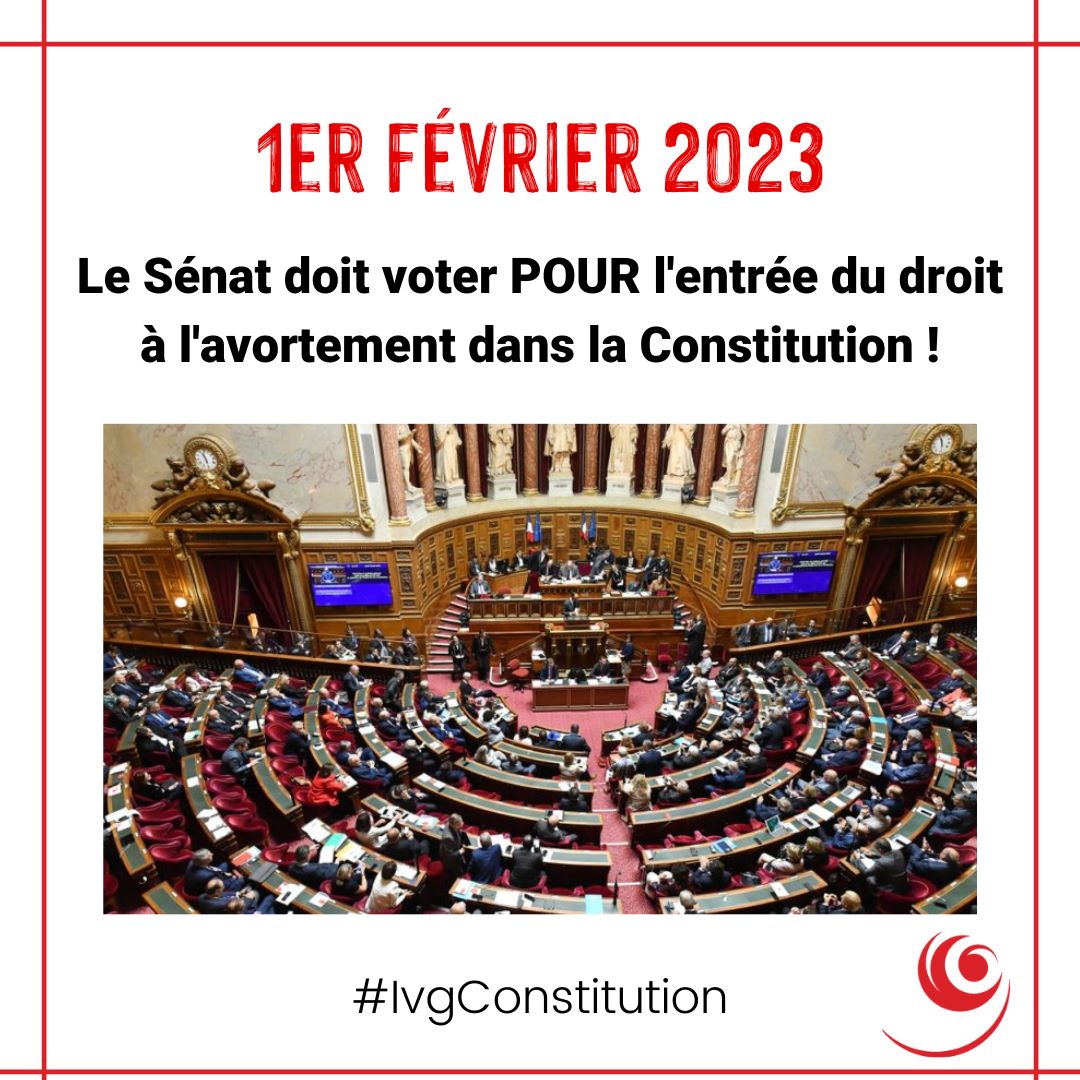 Aujourd'hui, je demande au Sénat de voter POUR la constitutionnalisation du droit à l'IVG.

Comme 80% des Français·e·s, je réclame un vote historique qui protège ce droit et le rende inaliénable.

<a href="/PALevisenat/">Pierre-Antoine Levi</a> <a href="/F_Bonhomme/">François Bonhomme</a>, je compte sur vous !

#IvgConstitution ✊