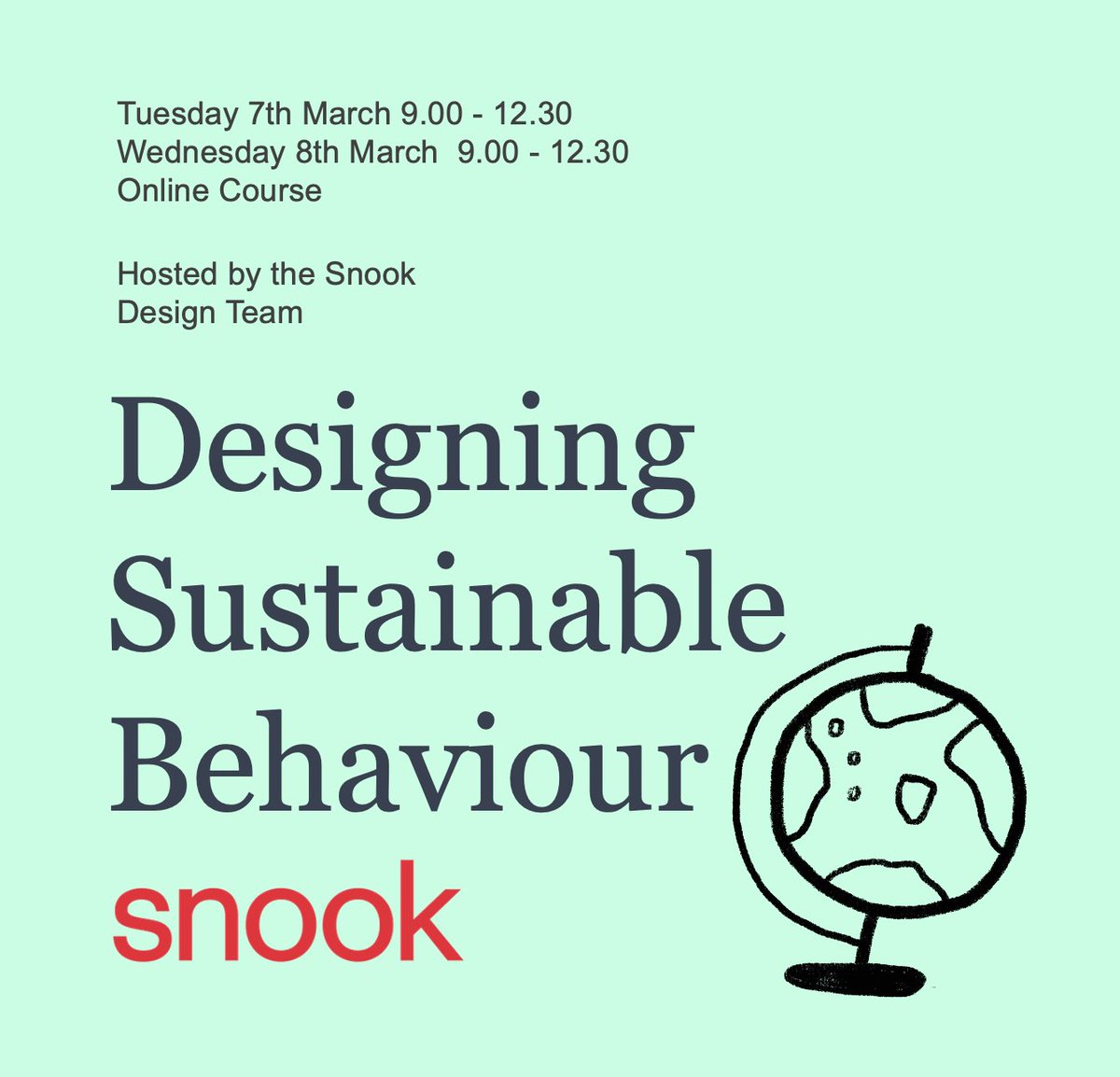 wearesnook's tweet photo. Cheryl Cheung &amp; Dr Val Mitchell from the snook team have been busy designing a fantastic new course-tickets available now for “Designing Sustainable Behaviour” we have had lots of interest in this course so book soon 🎉 https://t.co/ymQ263YGCa #behaviourDesign #designCourse https://t.co/tQHmXgABHL