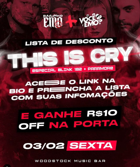 bailinhoemo's tweet photo. Genteeee, atenção para a lista de desconto 👀👇🏻

Acesse o link na Bio e preencha a lista com todas as informações necessárias e ganhe 10$ OFF na portaria 🔥 https://t.co/znwAxvdmOJ
