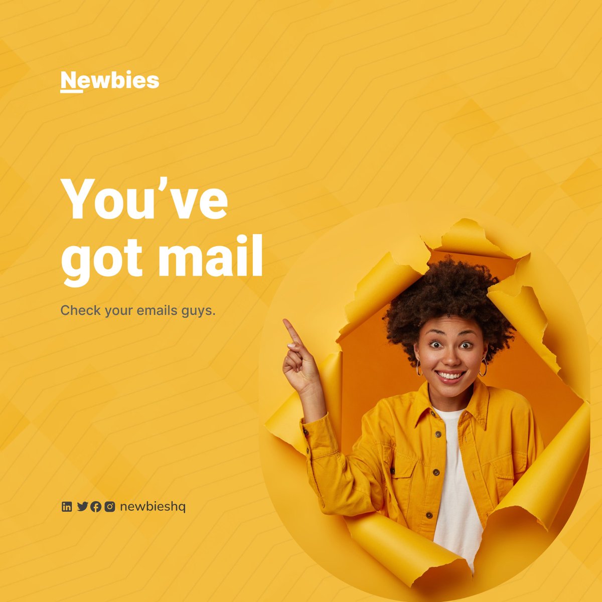 newbiesedge's tweet image. It&apos;s official! We have received your registration forms and we have sent our mails to our successful students. Check your inbox to get the instructions on what to do next. We can&apos;t wait to see you soon!

#newbieshq