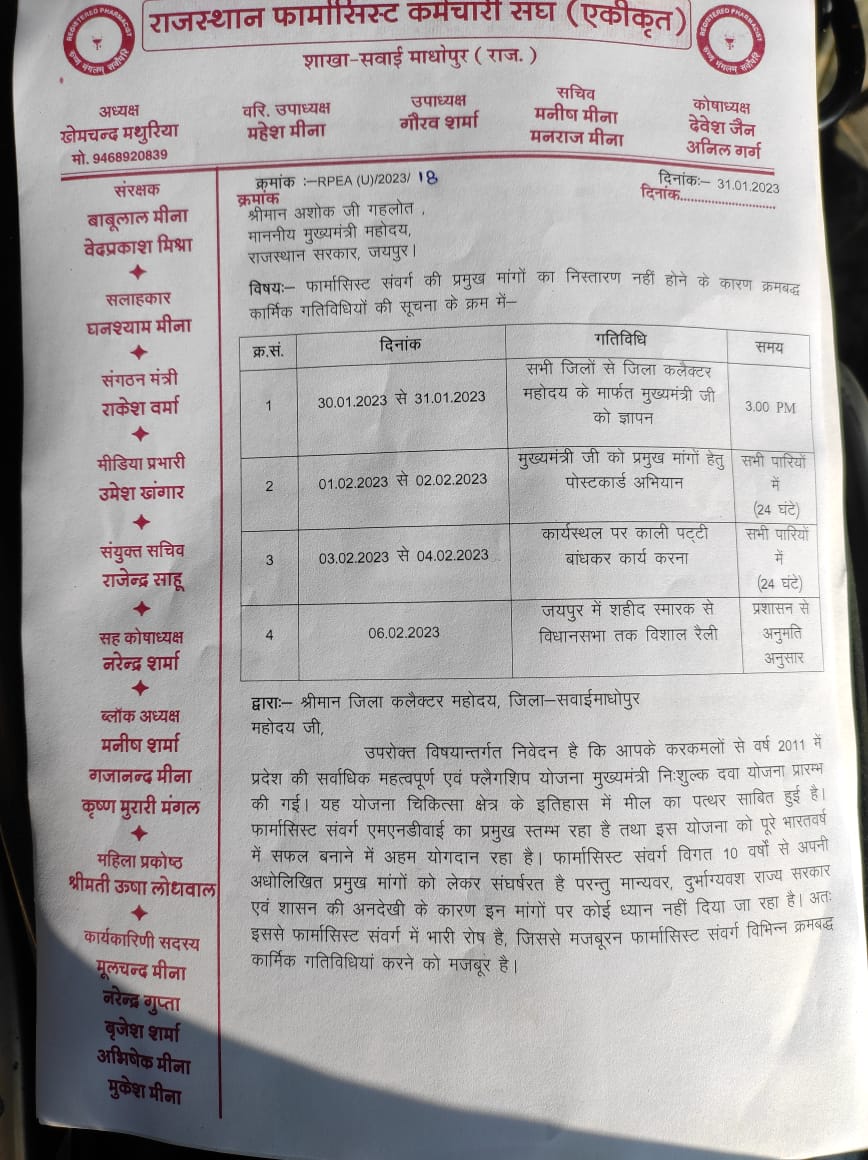 umesh_khangar's tweet photo. लंबे अरसे से चली आ रही फार्मासिस्ट वेतन विसंग���ि को दूर करें😒😒😒😒
#फार्मासिस्ट_मांगे_प्रमोशन_भत्ते
#MNDY_PHARMACIST_GP4200
@ashokgehlot51 
@plmeenaINC 
@_lokeshsharma 
@CMHelpdesk 
@RajCMO https://t.co/Sbah7y2sRJ https://t.co/tUdVc8KmF2