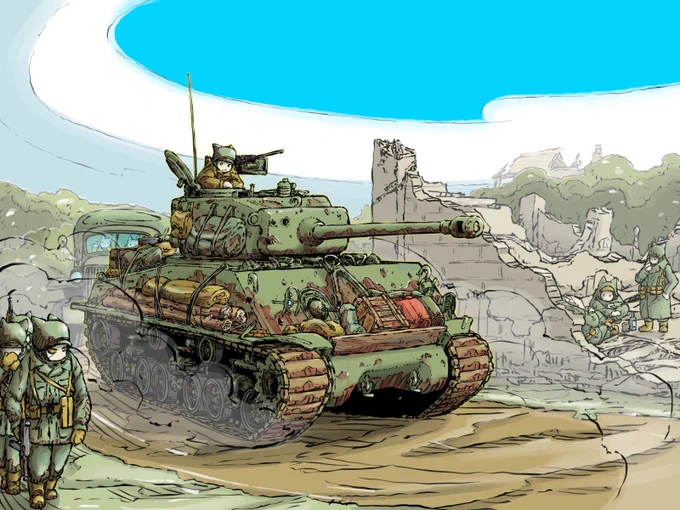 #2月になったのでフォロワーさんに自己紹介しようぜネコの兵士と古兵器の妄想現実逃避ジャーニー気力と心が折れぬまで頑張るぞ 