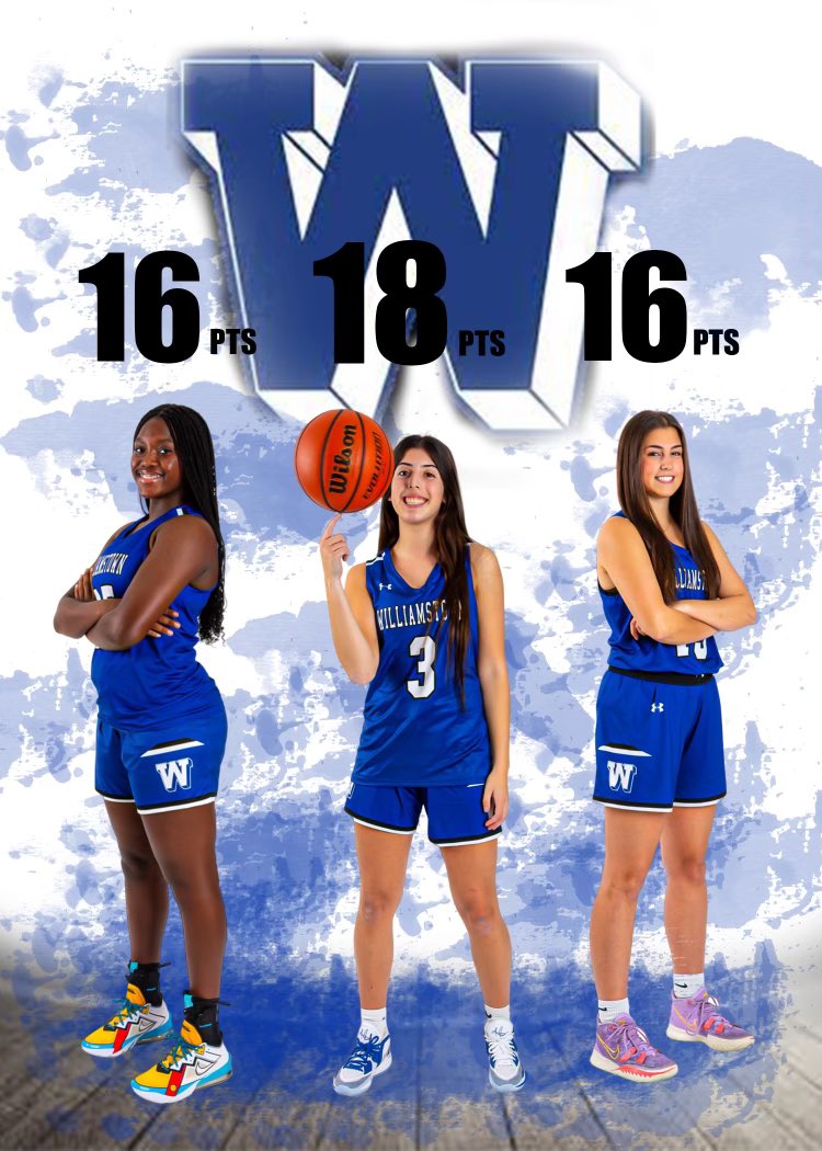 WHSLadyBravesBB's tweet photo. Another great conference win last night! This trio has been doing some great things recently. @AvaEberly @livmauz3 @IrionaG https://t.co/FYxi4jp3Sz