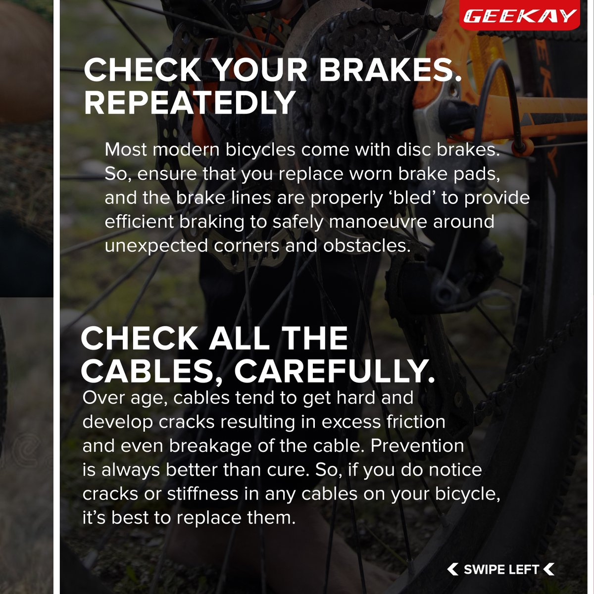 GeekayBikes's tweet photo. ⚠️Tips You Should Not Ignore⚠️
.
.
.
#tips #tipsoftheday #tipsandtricks #tipsforsuccess #bicycletips #bicyclemaintenance #bicyclemaintenancetips #bicyclemaintenanceday #maintenancetips #cyclemaintenance #dontignore #dontignoreit #inflate #clean #cleaninghacks #Check #check https://t.co/nhrom06SBJ